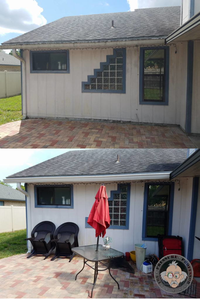 Remove heavy organic stains and dirt from your gutters with safe low pressure washing